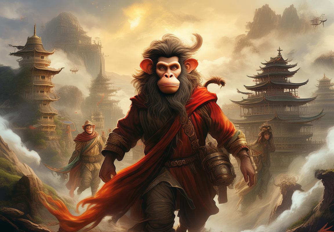 热血西游记：孙悟空领航，唐僧师徒取经之路大冒险