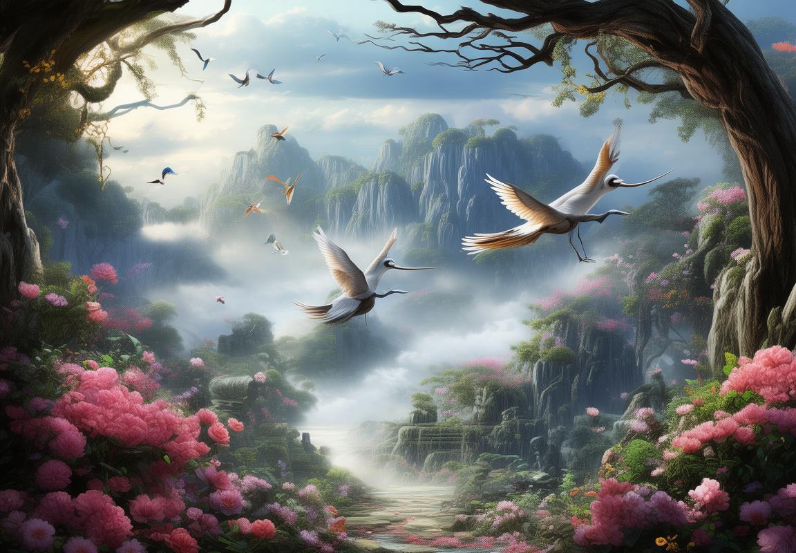 梦幻仙界之旅：梦想星空下的挑战与奇遇