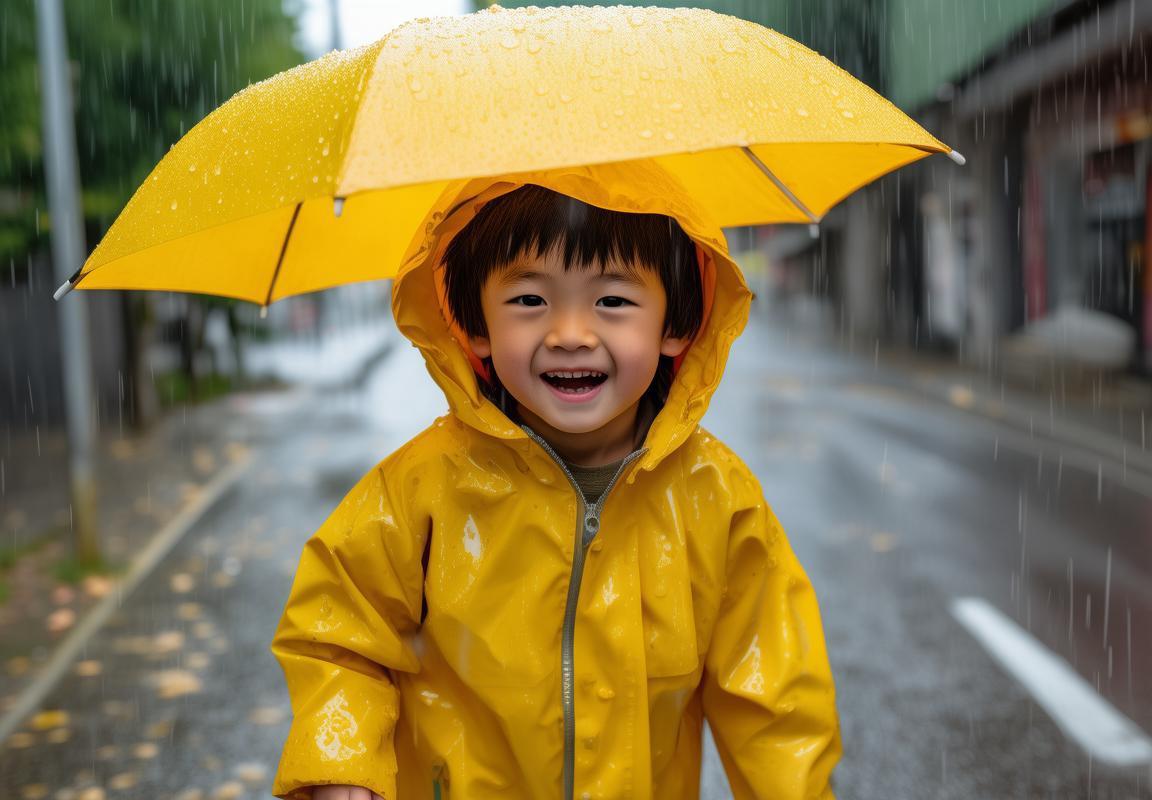 蜡笔小新悠然自得暴雨中的童年回忆：雨中漫步奇遇记