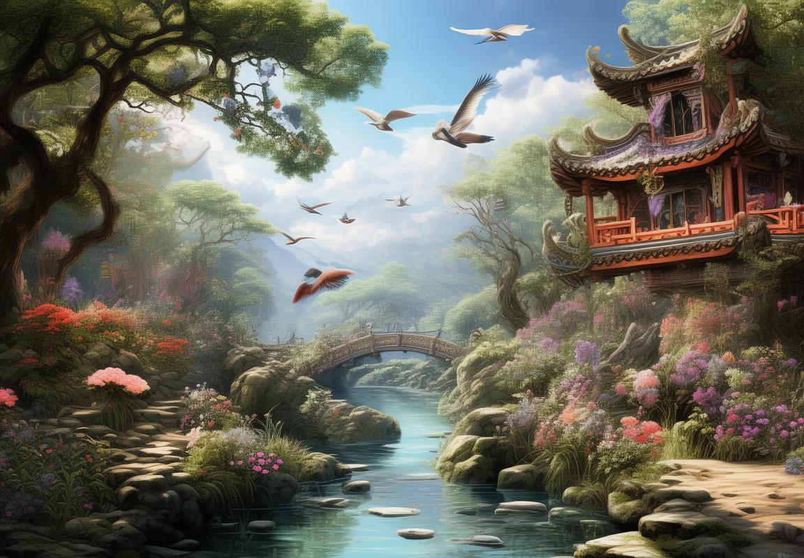 梦幻仙界：探索星辰下的宁静净土