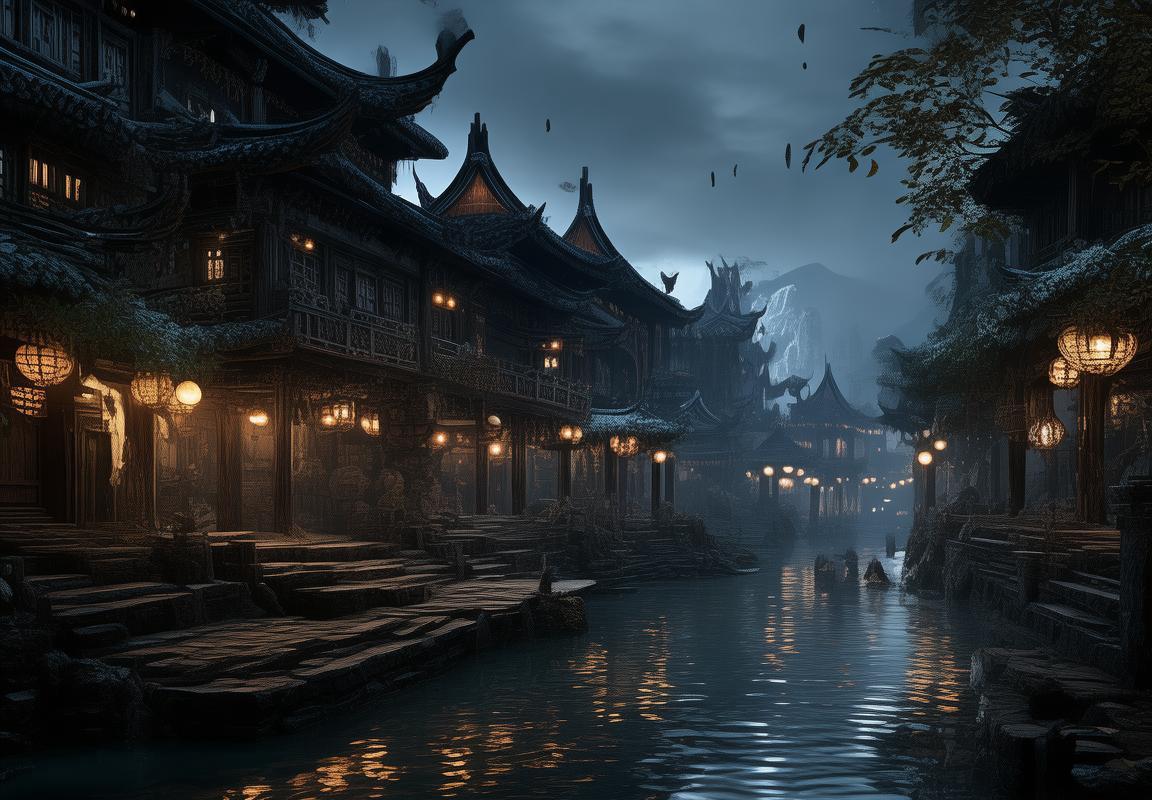 黑暗之魂江南再现：打造梦想之都江南百景图诗意盎然