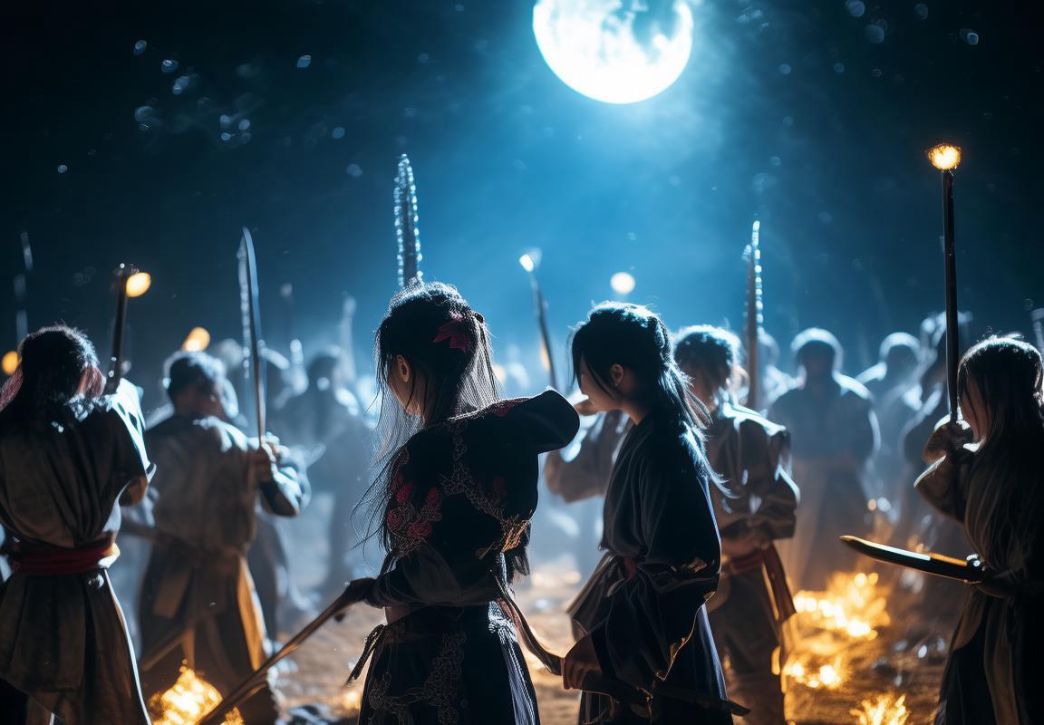 月华剑士欢乐剑道之夜：欢乐对战，剑影中回荡