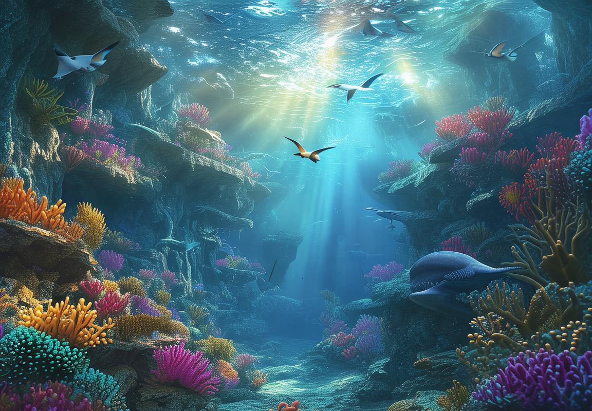神秘海域探险：虚拟现实中的海洋生物与怪物挑战