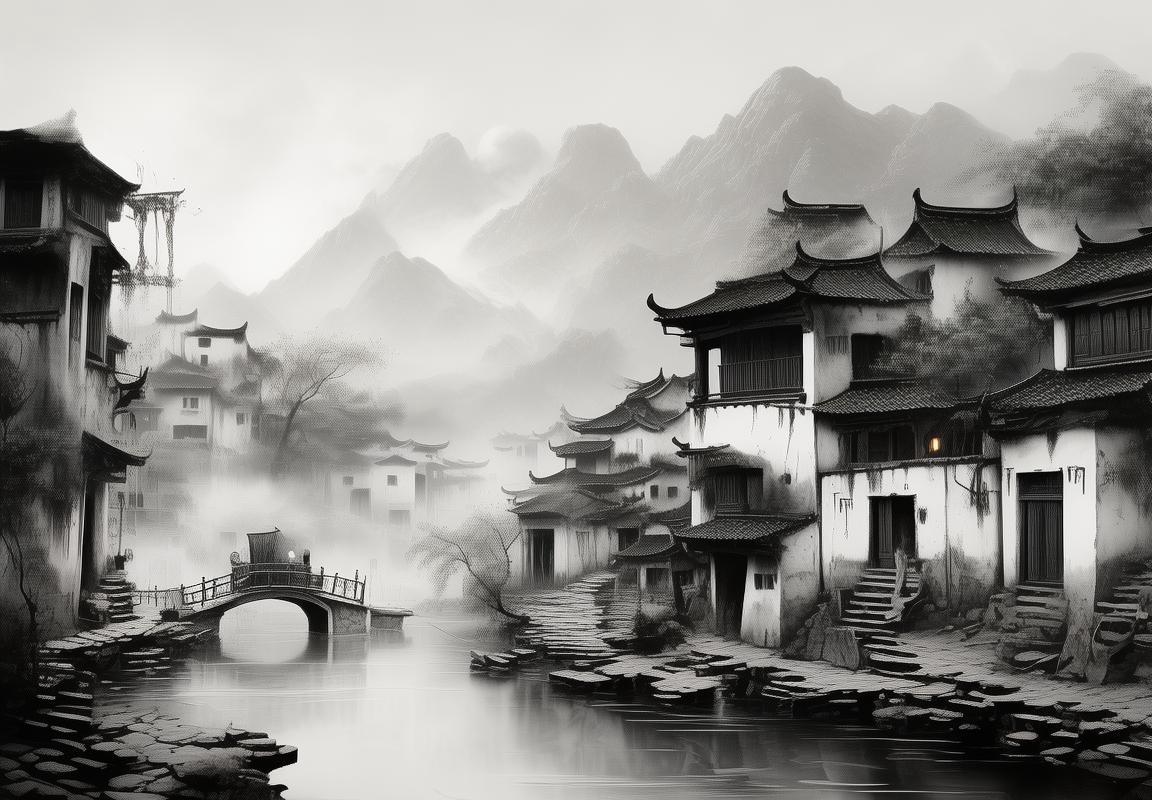 江南诗意盎然：寂静岭百景图，水乡古镇的宁静与活力