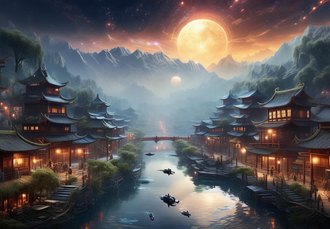 星际争霸中的江南百景图：诗意盎然星际探险之旅
