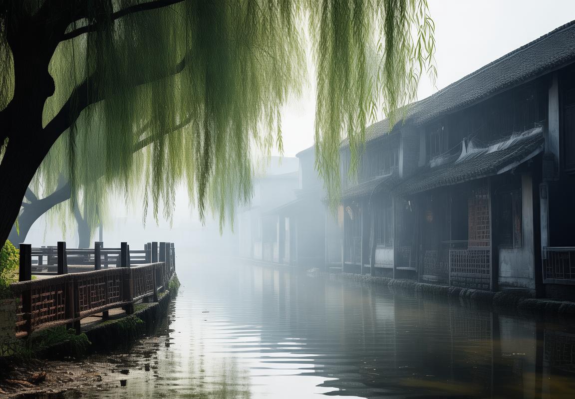 梦回烟雨蒙蒙江南水乡