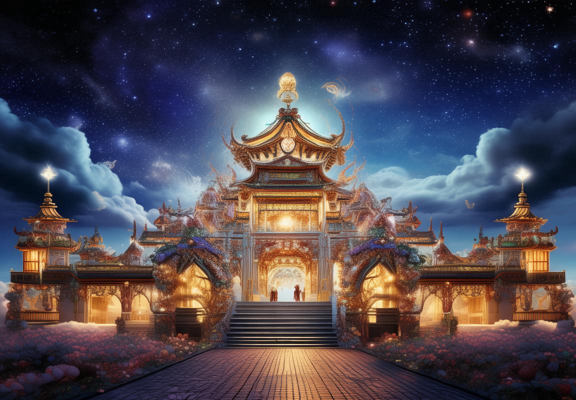 梦幻天宫：云端仙境的神秘传说与英雄星辰