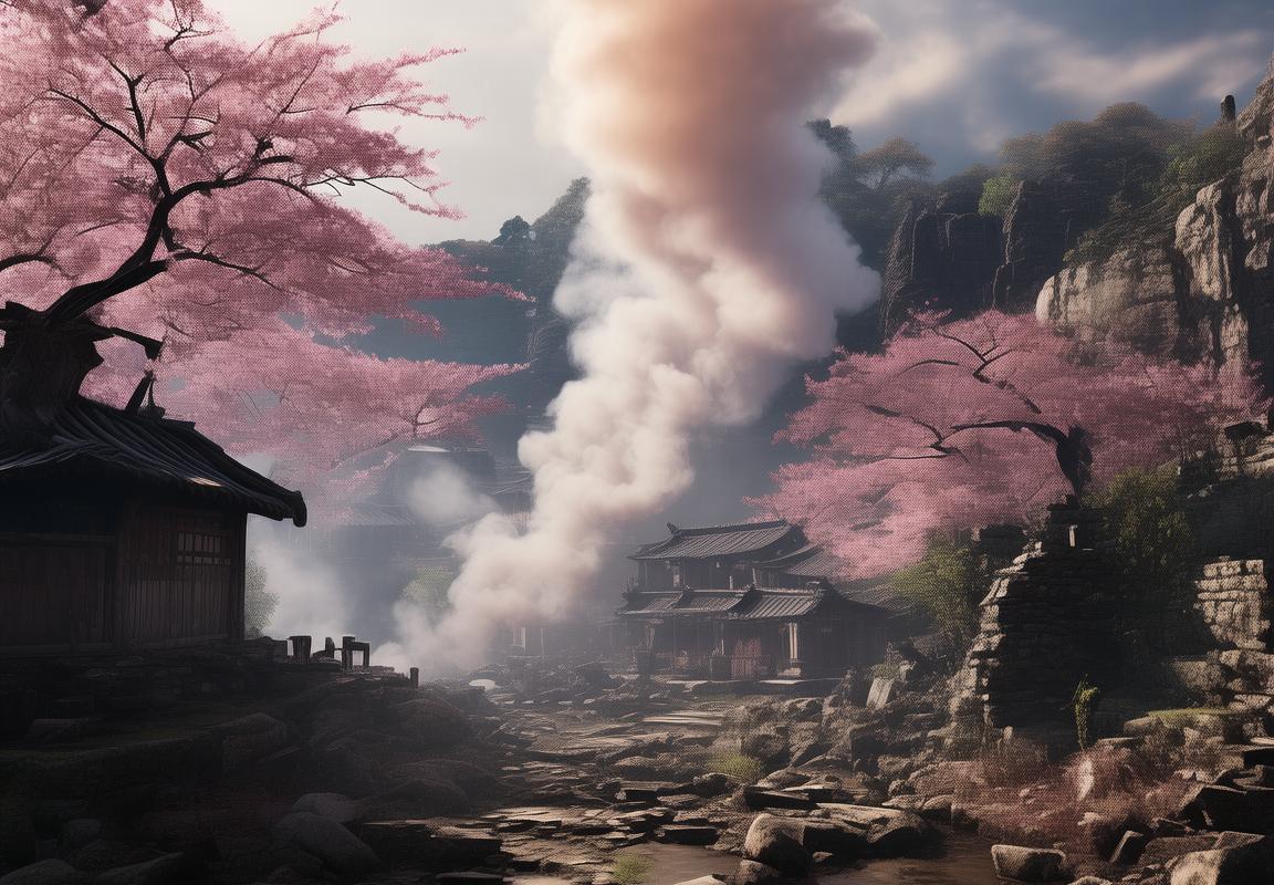 桃源古墓探险记：桃花源古村落与王者荣耀的神秘邂逅