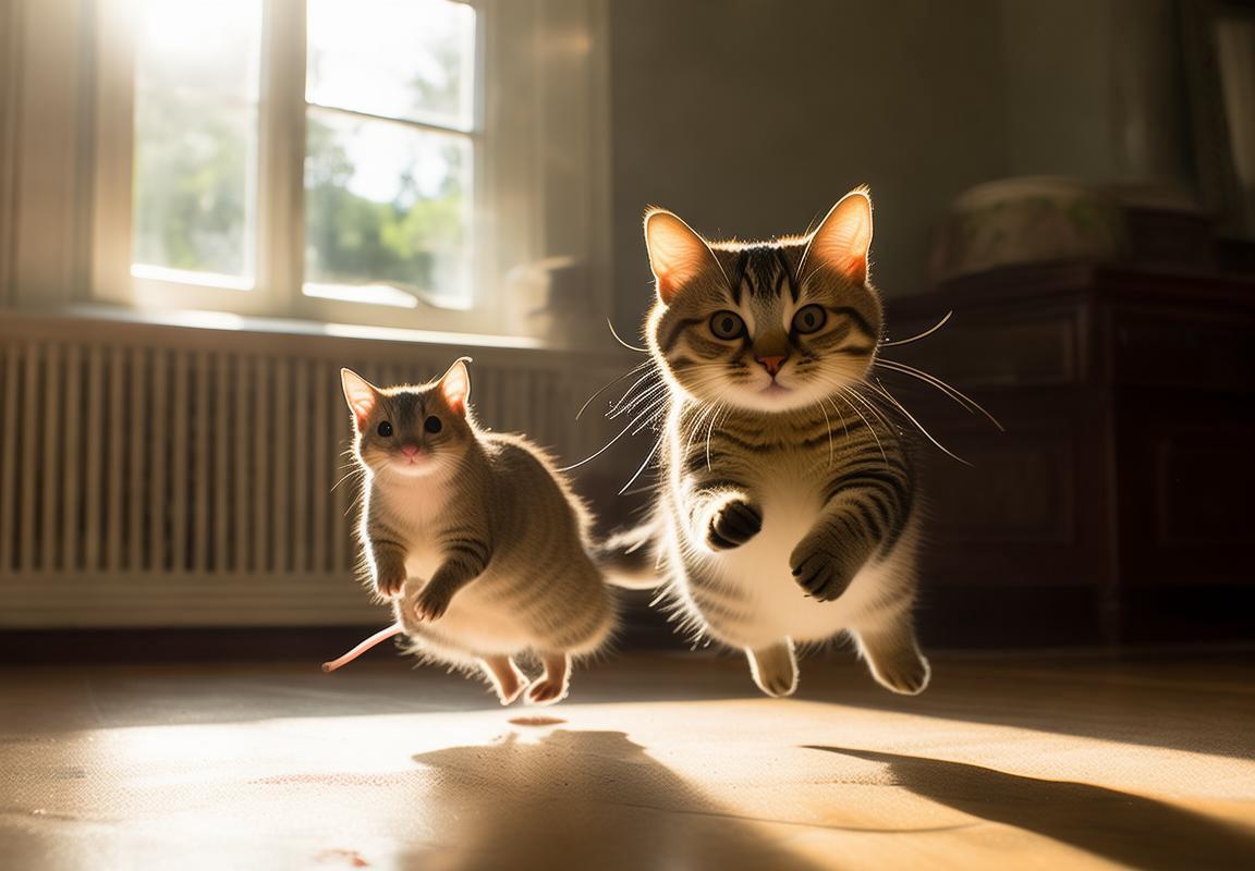 猫和老鼠欢乐互动：红色警戒中的猫鼠游戏策略