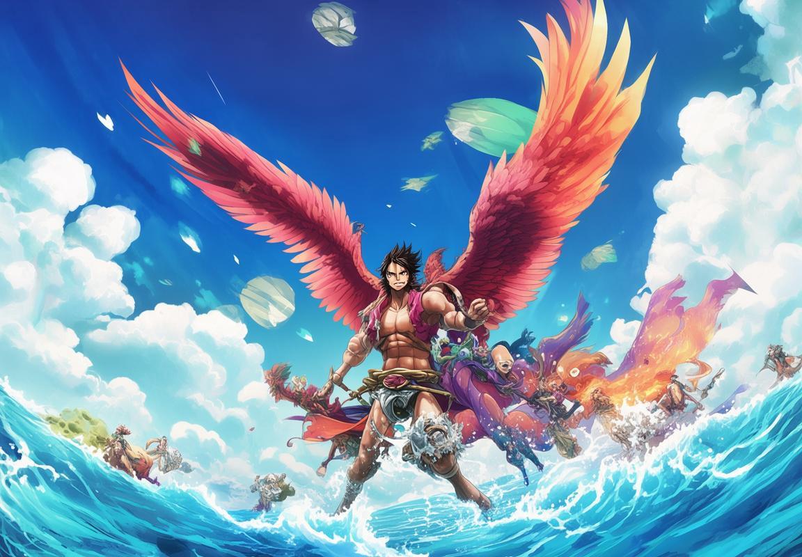 海贼王燃烧意志：翱翔蓝天，色彩交融的冒险传奇