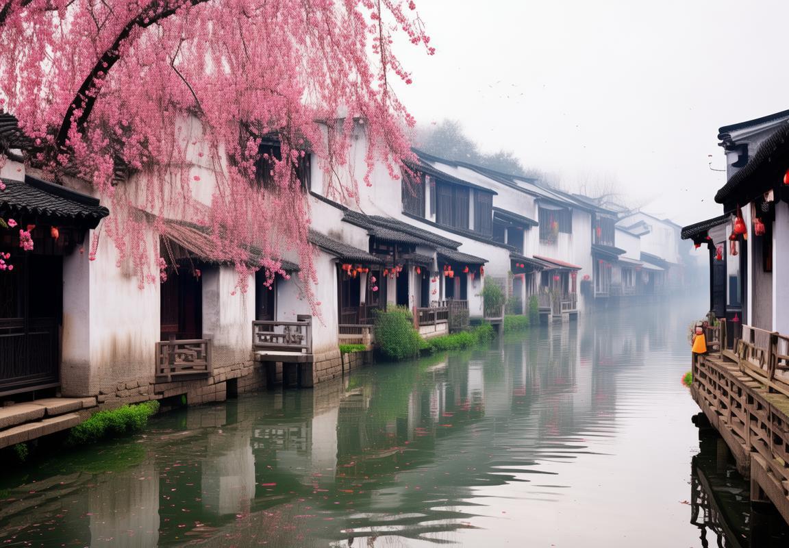 江南百景图：江南水乡温馨风景与生活画卷
